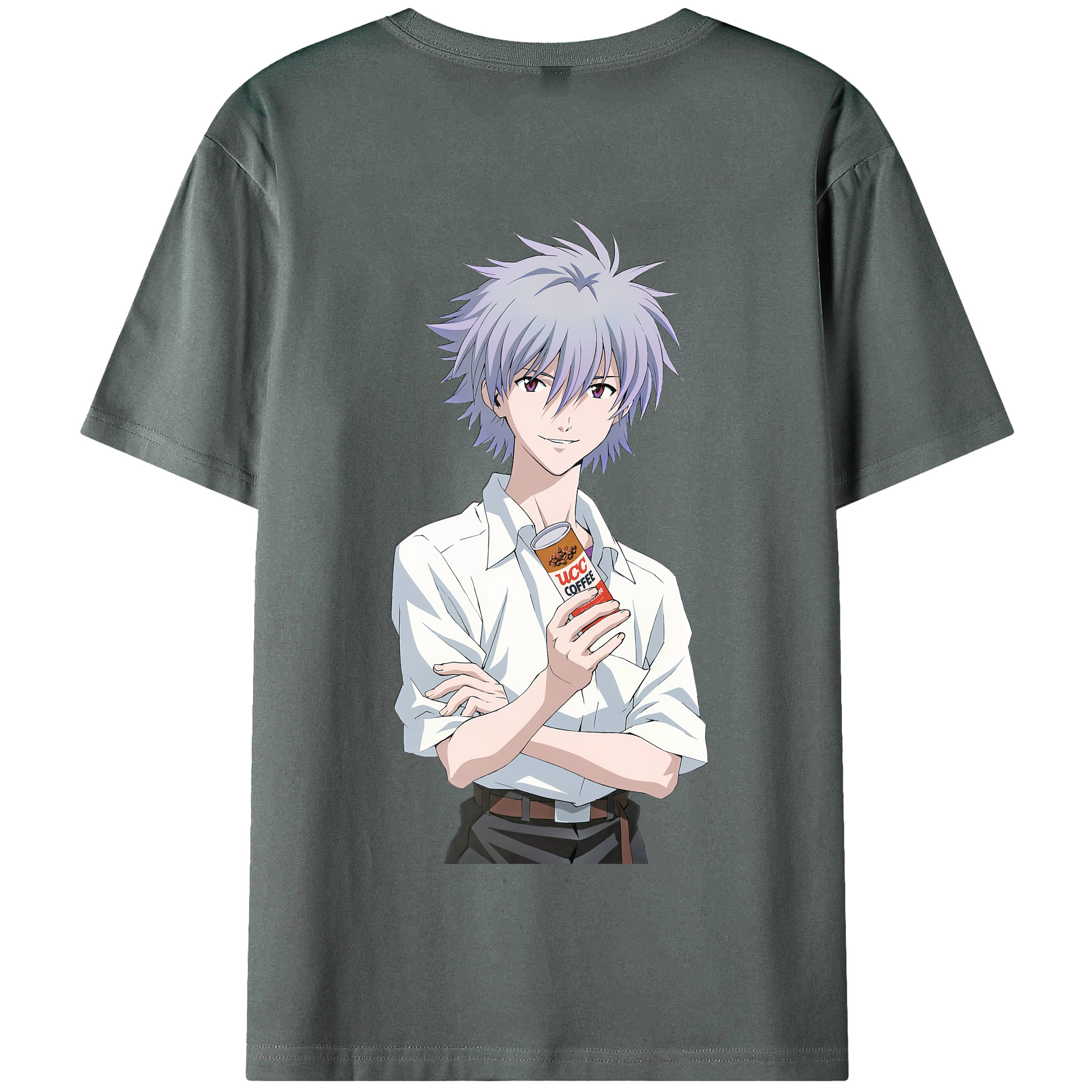 （画像用） EVA 新世紀エヴァンゲリオン 綿100％半袖Tシャツ（背面プリント）